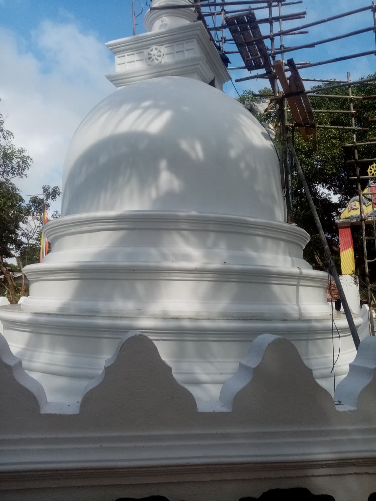 Stupa Construction – Polpithigama Bodi Rajarama Temple